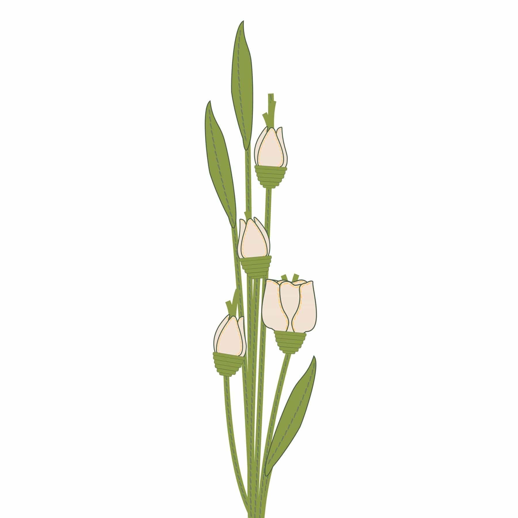 Tulips Bag Charm Product Image