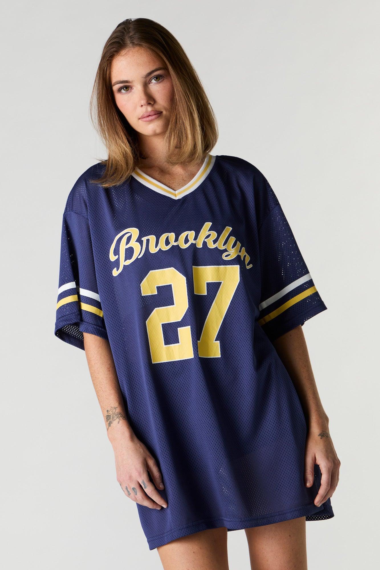 Los Angeles Graphic Mesh Jersey Dress Female Product Image