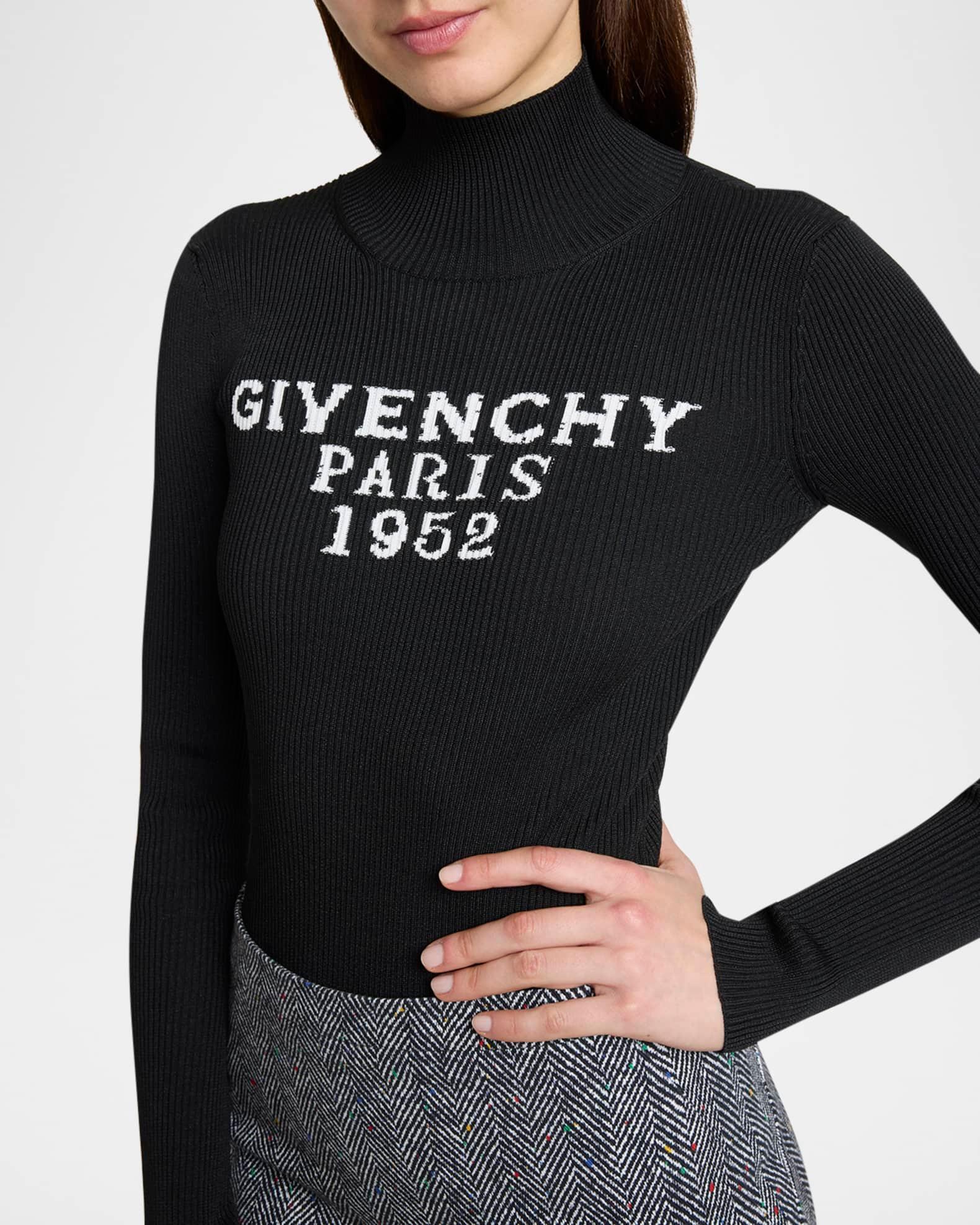 High-Neck Logo-Print Bodysuit Product Image