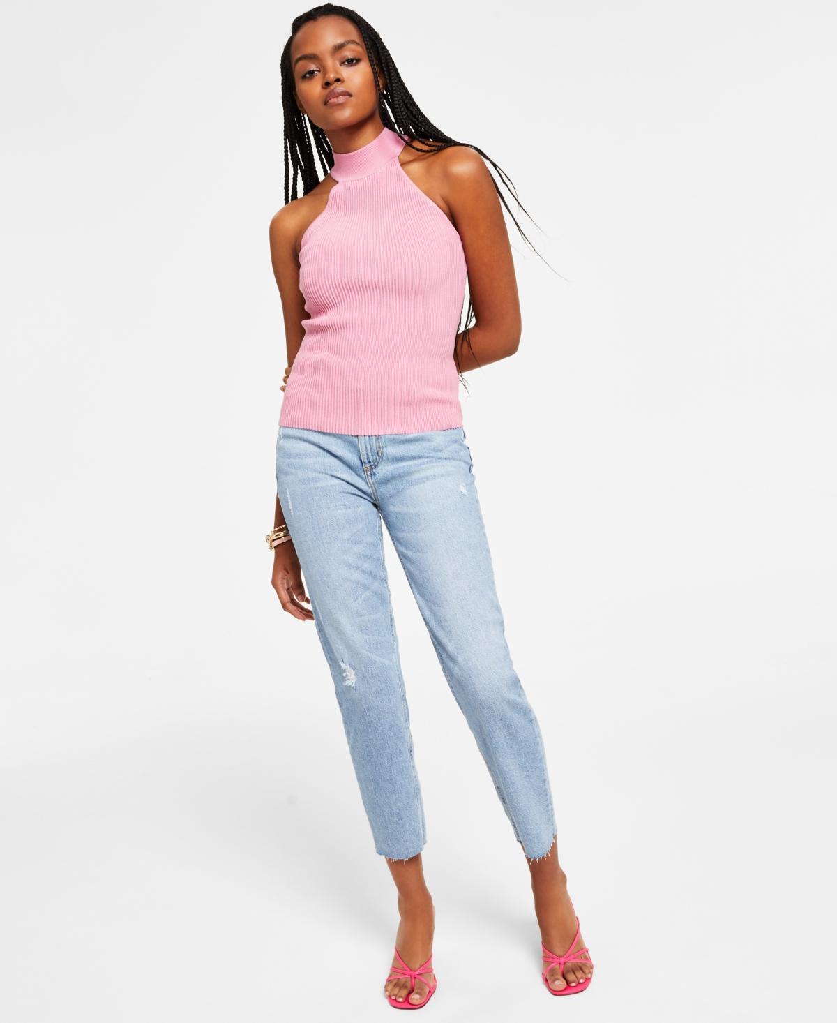 Guess High Rise Mom Jeans Product Image