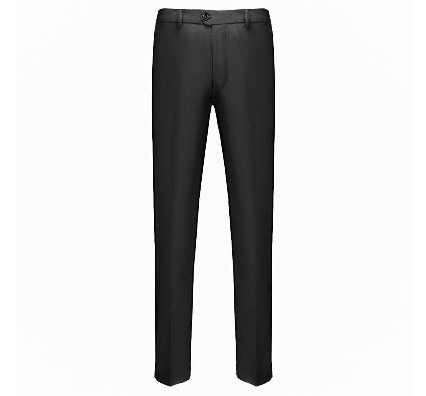 Set: Lapel Collar Glitter Patterned Single Breasted Blazer + Dress Pants Product Image