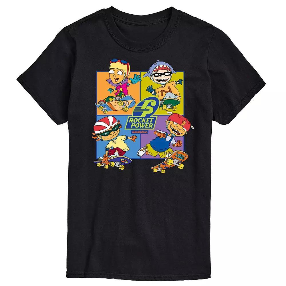Mens Nickelodeon Rocket Power Grid Graphic Tee Product Image