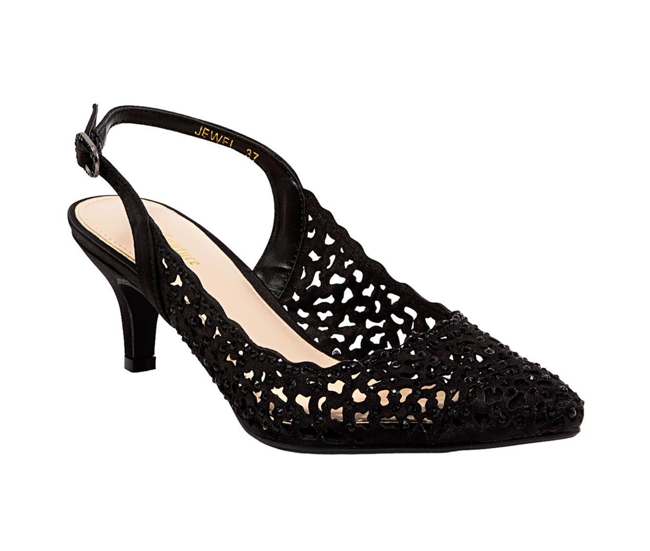 Women's Lady Couture Jewel Slingback Pumps Product Image