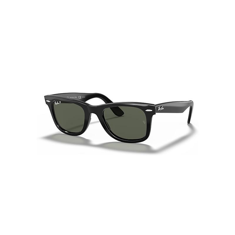 Ray-Ban Original Wayfarer Classic Sunglasses Frame Green Lenses Polarized Product Image