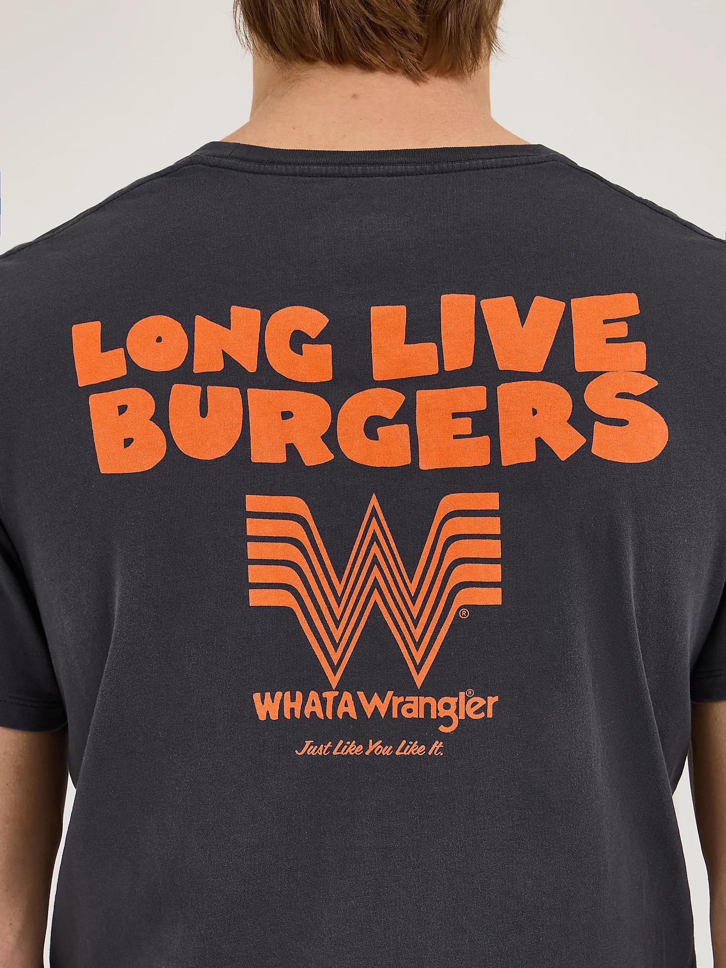 Wrangler x Whataburger Men's Long Live Burgers T-Shirt | Men's SHIRTS | Wrangler® Product Image