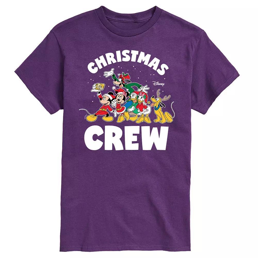 Disney's Big & Tall Christmas Crew Graphic Tee, Men's, Size: XXL Tall, Black Product Image