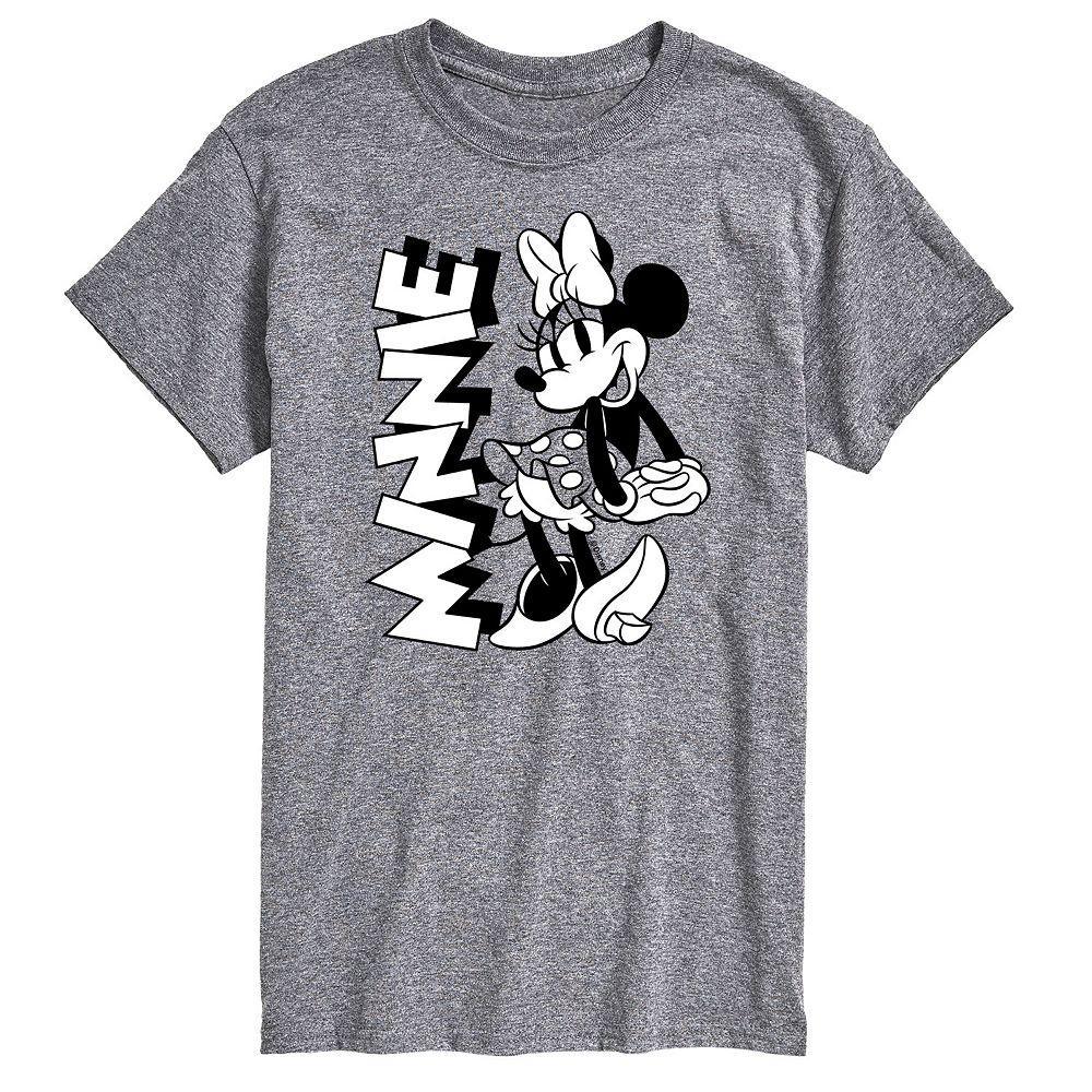 Disney's Minnie Mouse Big & Tall Graphic Tee, Men's, Size: 3XB, White Product Image