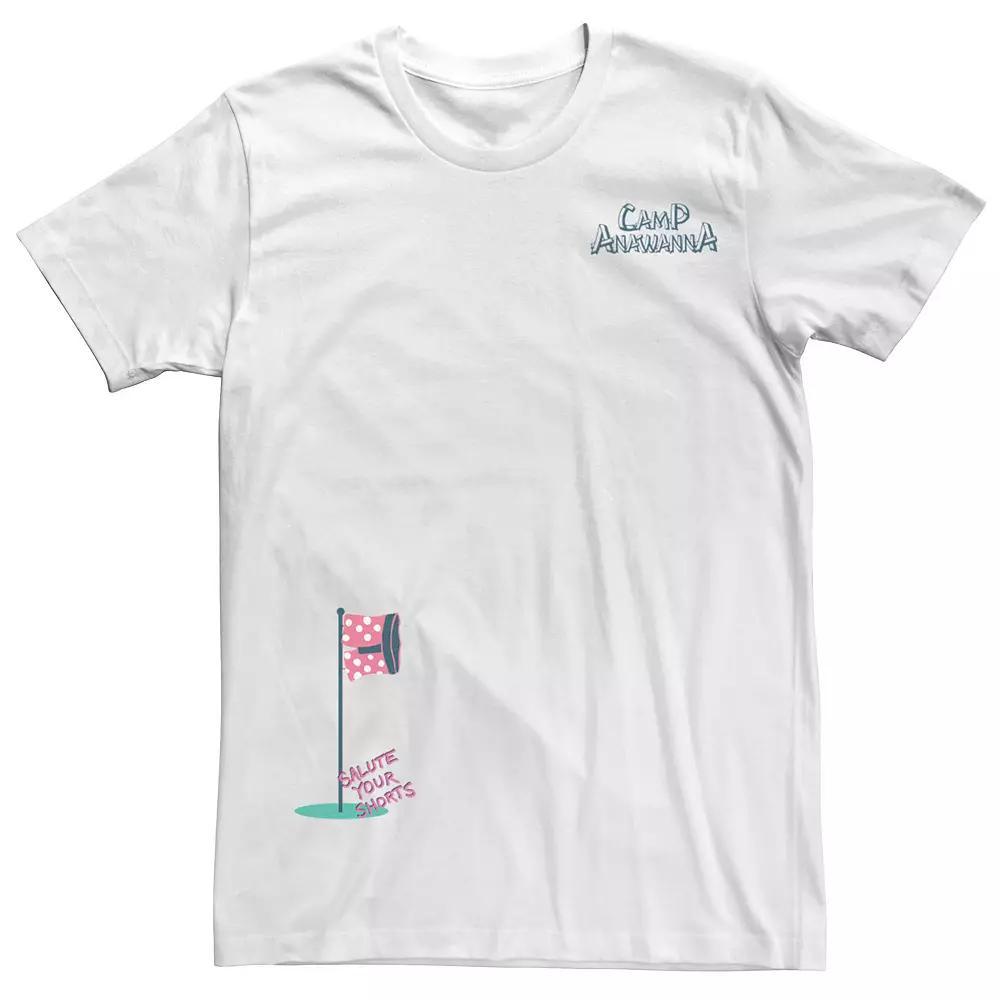 Men's Nickelodeon Salute Your Shorts Camp Anawanna Left Chest Tee, Size: 3XL, White Product Image