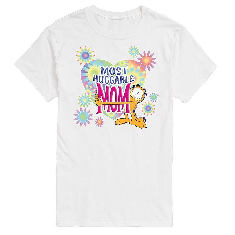 Big & Tall Garfield Most Huggable Mom Graphic Tee, Mens Blue Product Image