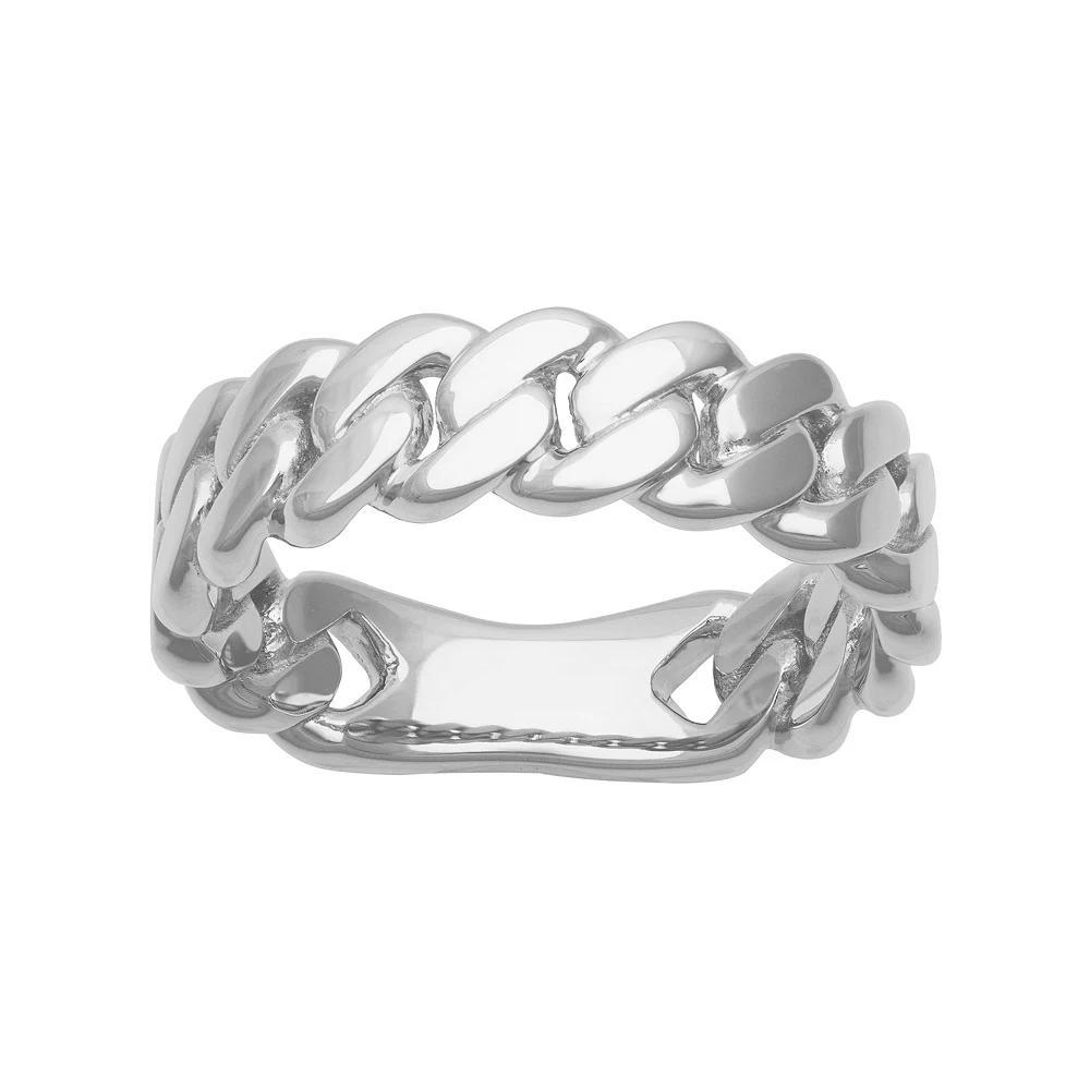 Men's AXL 10k Yellow Gold Link Band, Size: 9, 10k White Gold Product Image
