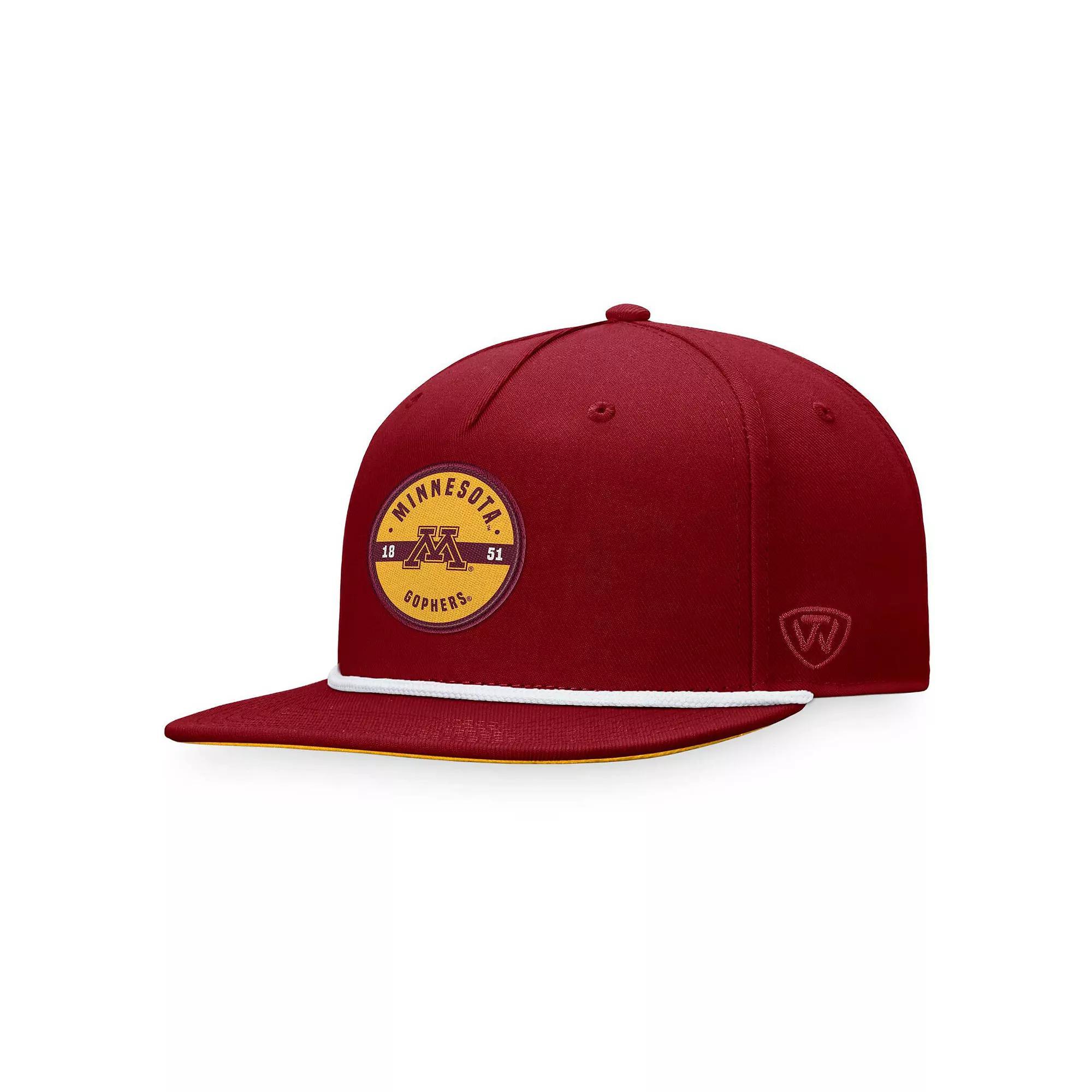 Men's Top of the World Maroon Virginia Tech Hokies Bank Hat, Red Product Image
