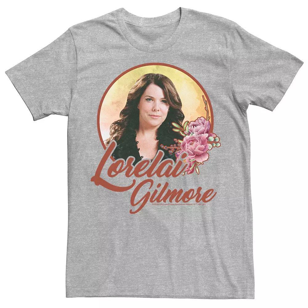 Men's Gilmore Girls Lorelai Gilmore Portrait Tee, Size: Large, Athletic Grey Product Image