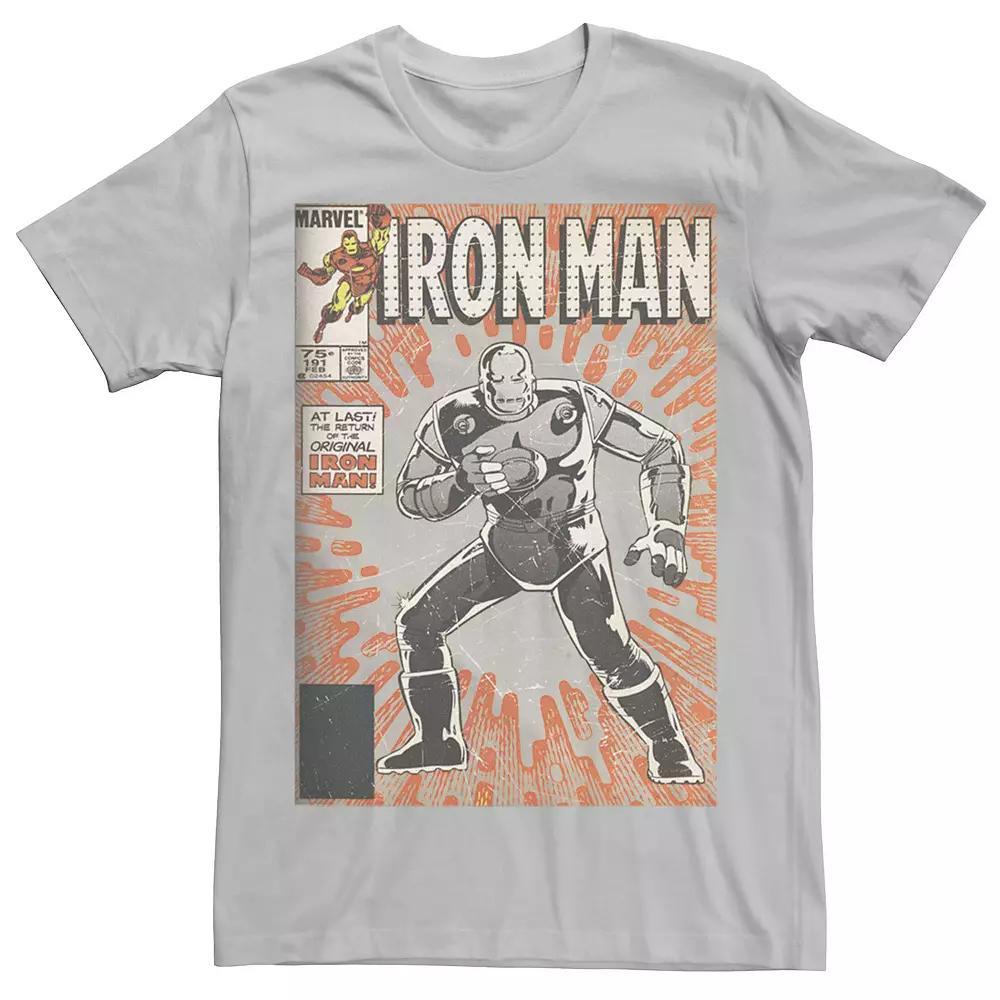 Mens Marvel Avengers Iron Man Return Of The Original Comic Cover Graphic Tee Product Image
