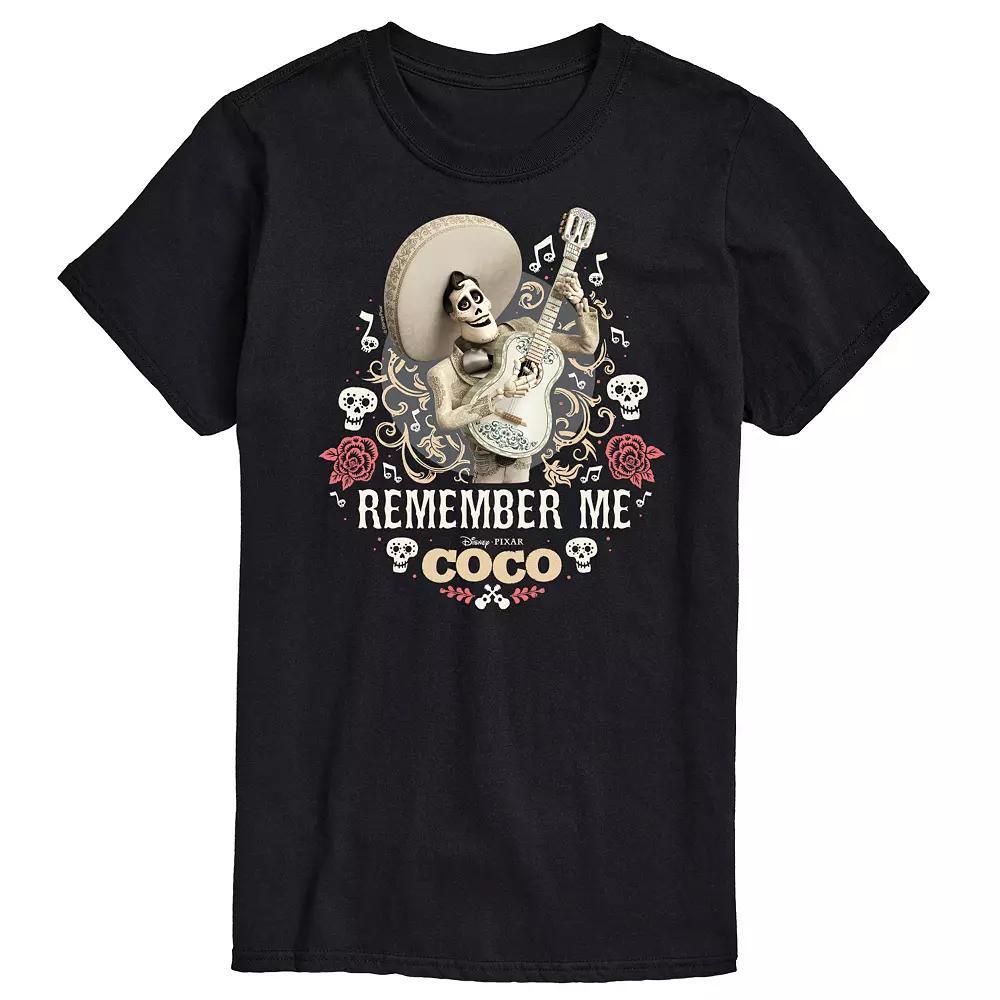 Disneys Coco Big & Tall Remember Me Ernesto Graphic Tee, Mens Product Image