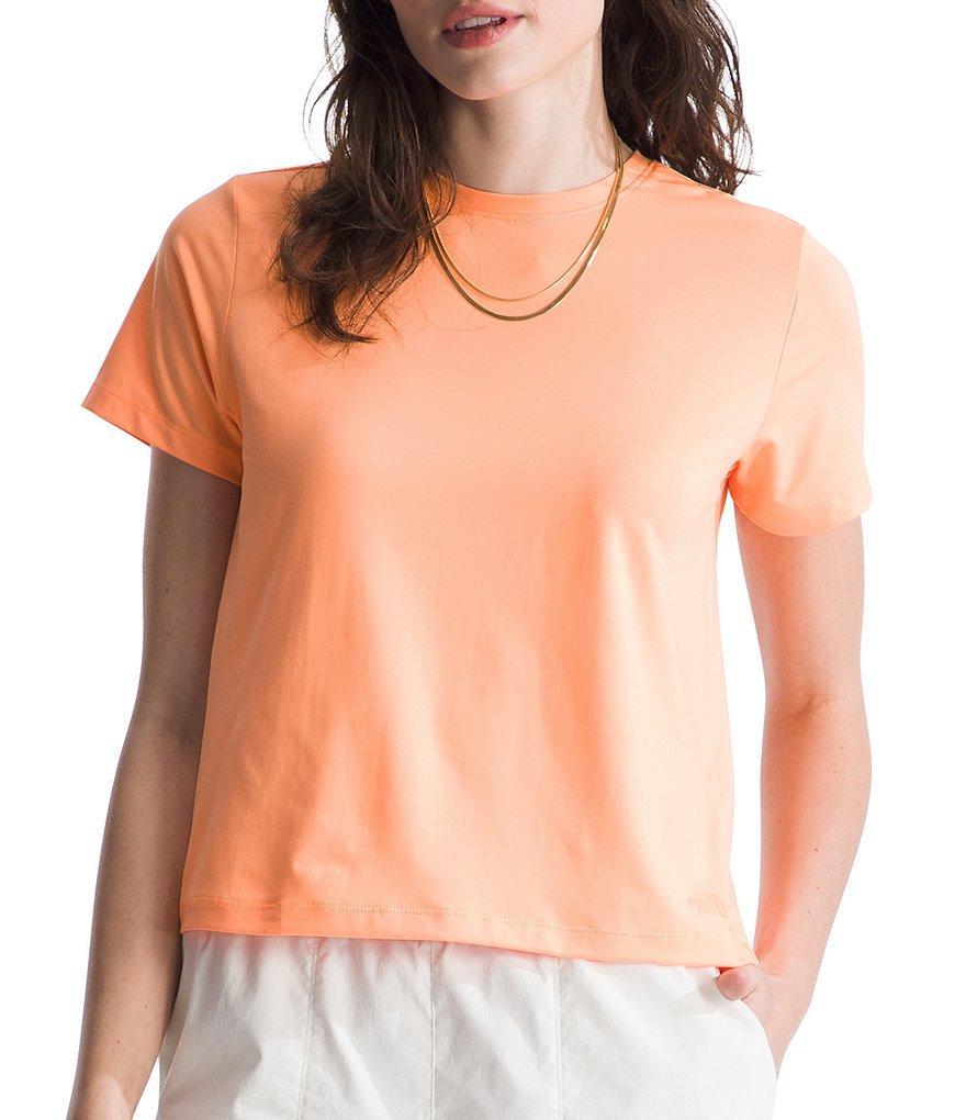 The North Face Dune Sky Jersey Knit Crew Neck Short Sleeve Tee Shirt Product Image