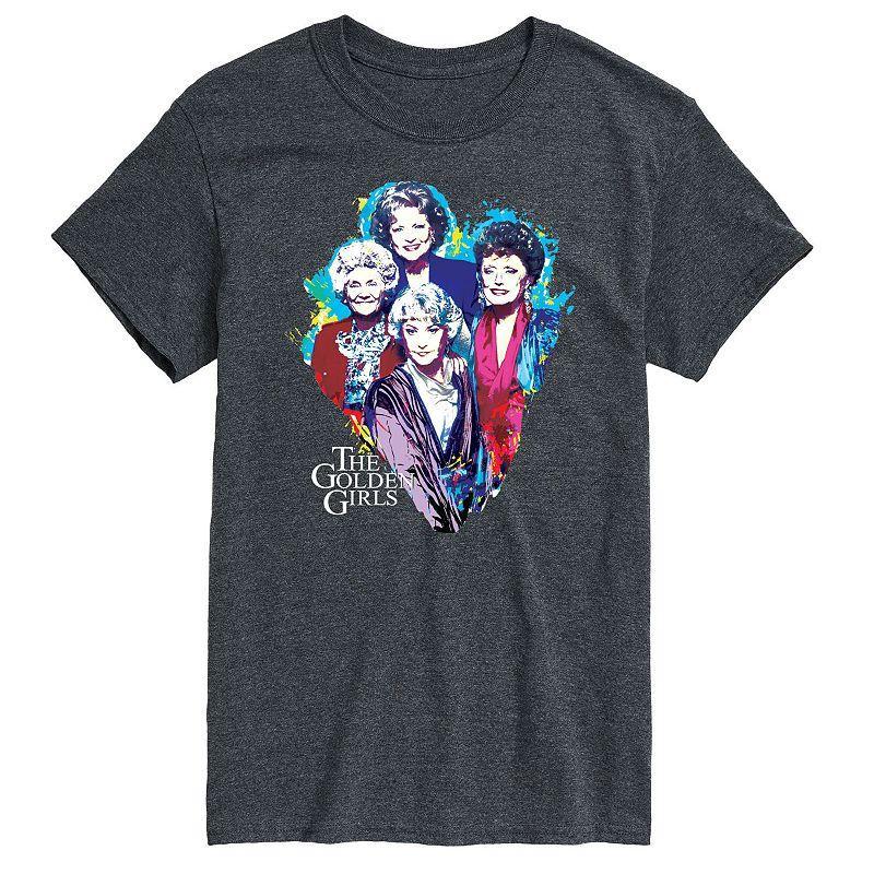 Mens Golden Girls Paint Splatter Group Tee Product Image