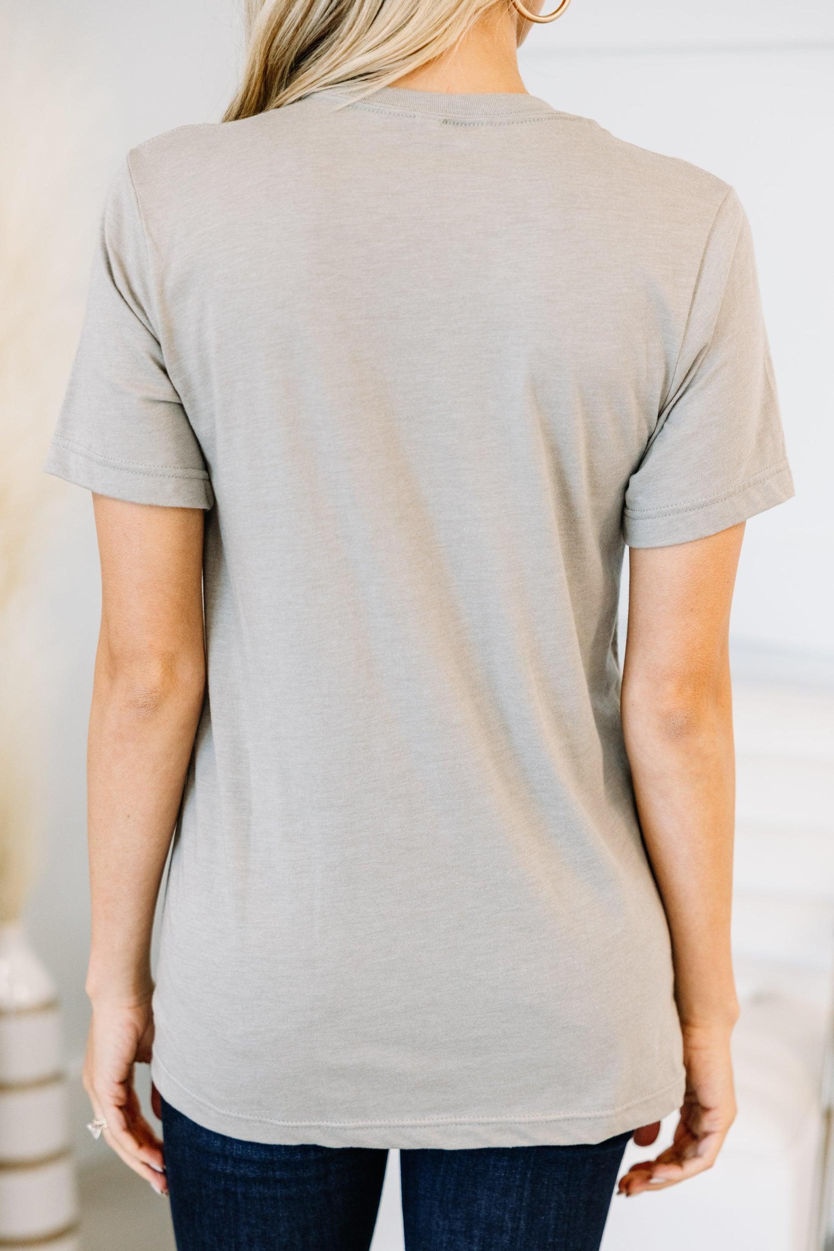 Mama Stone Gray Graphic Tee Female Product Image