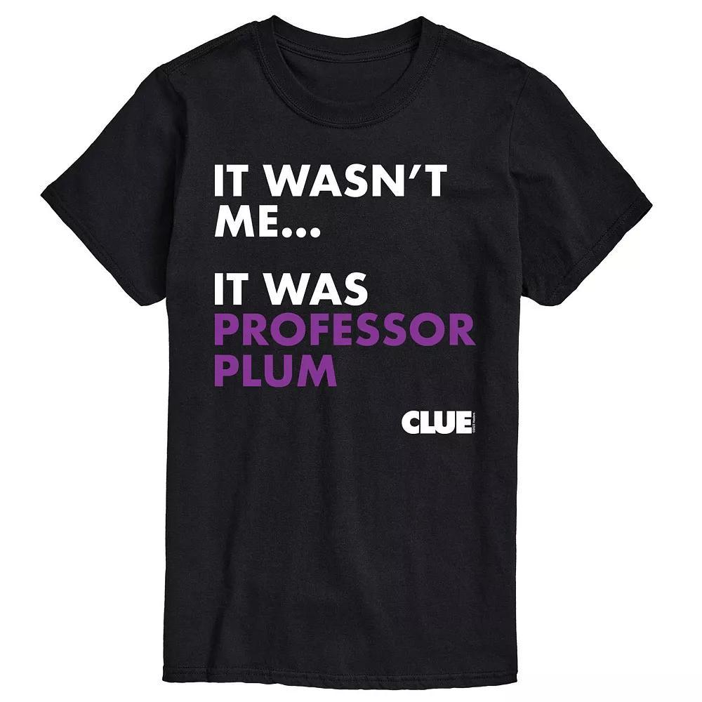 Mens Clue It Was Professor Plum Graphic Tee Product Image
