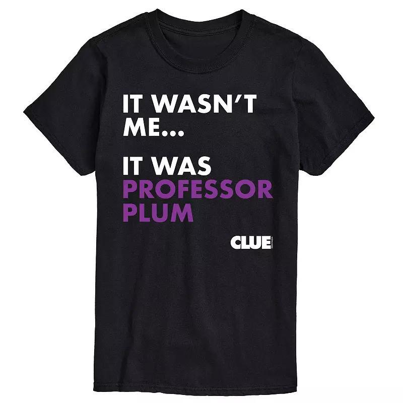 Mens Clue It Was Professor Plum Graphic Tee Product Image