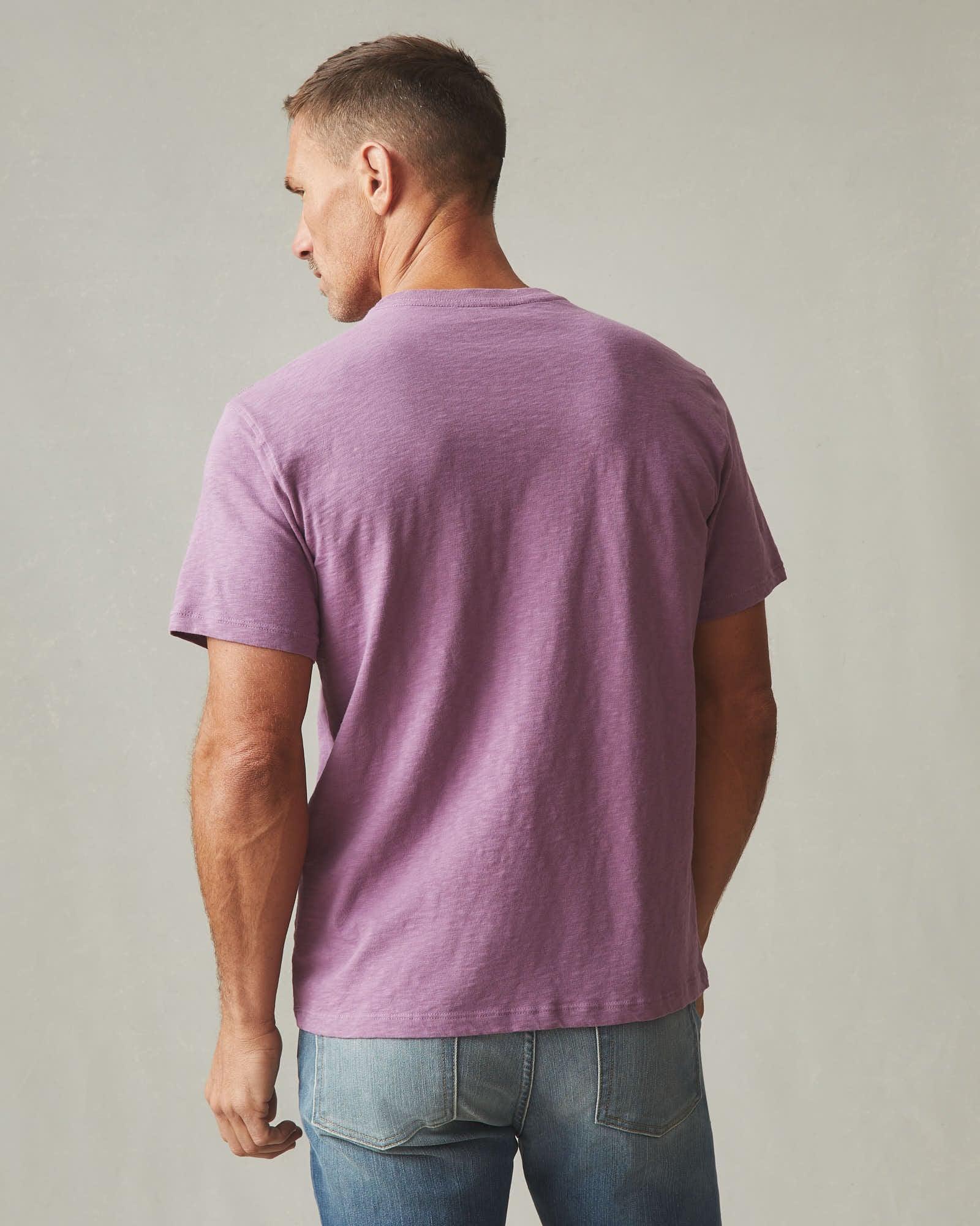 Men's Premium Slub Crew Tee - Plum Berry Product Image