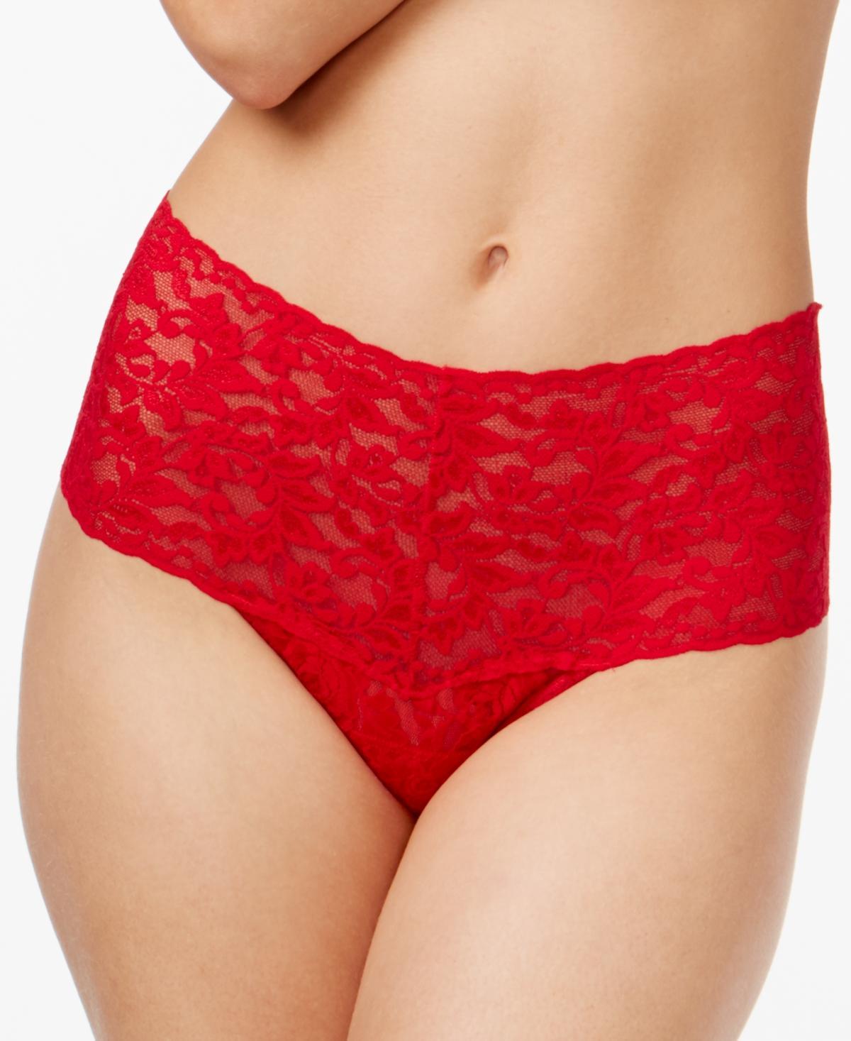 Retro Signature Lace Thong Product Image