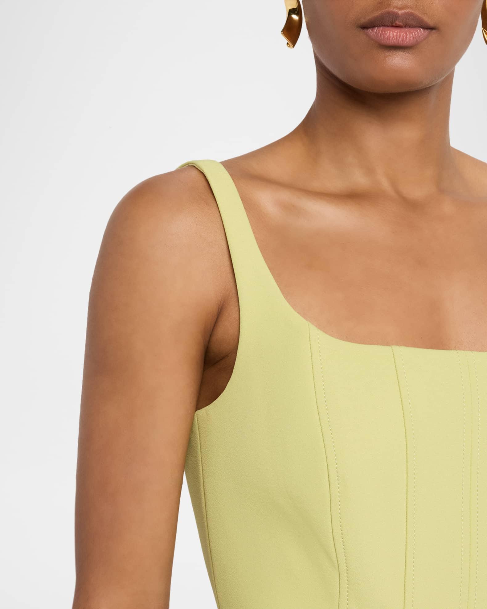 Rhea Cropped Corset Tank Product Image