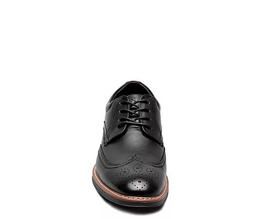 Nunn Bush Centro Flex Mens Wingtip Toe Oxford Dress Shoes Red Product Image