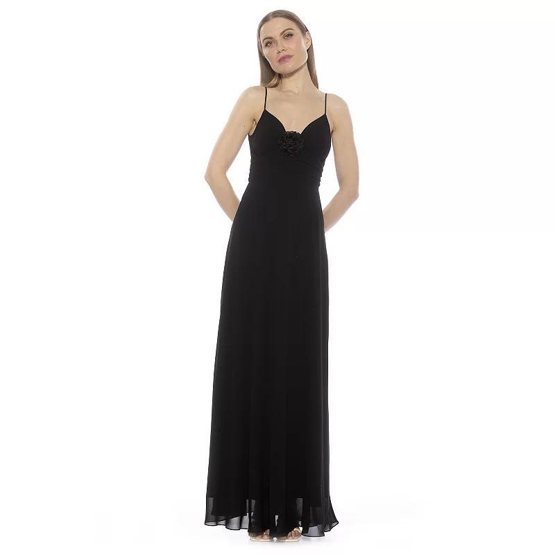 Womens ALEXIA ADMOR Layla Spaghetti Strap Floral Maxi Dress Product Image