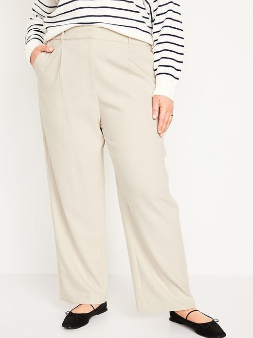 Extra High-Waisted Taylor Trouser Wide-Leg Pants Product Image
