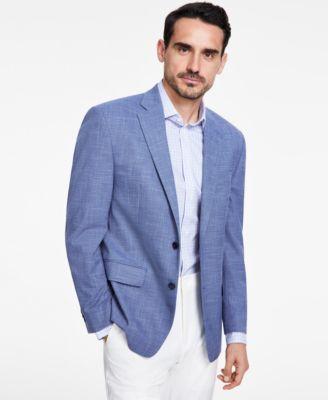 Michael Kors Mens Classic-Fit Solid Sport Coat Product Image