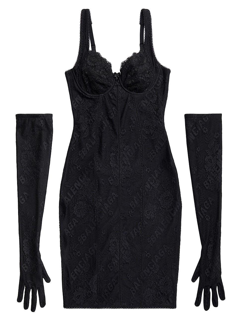 Womens Allover Logo Dress Product Image