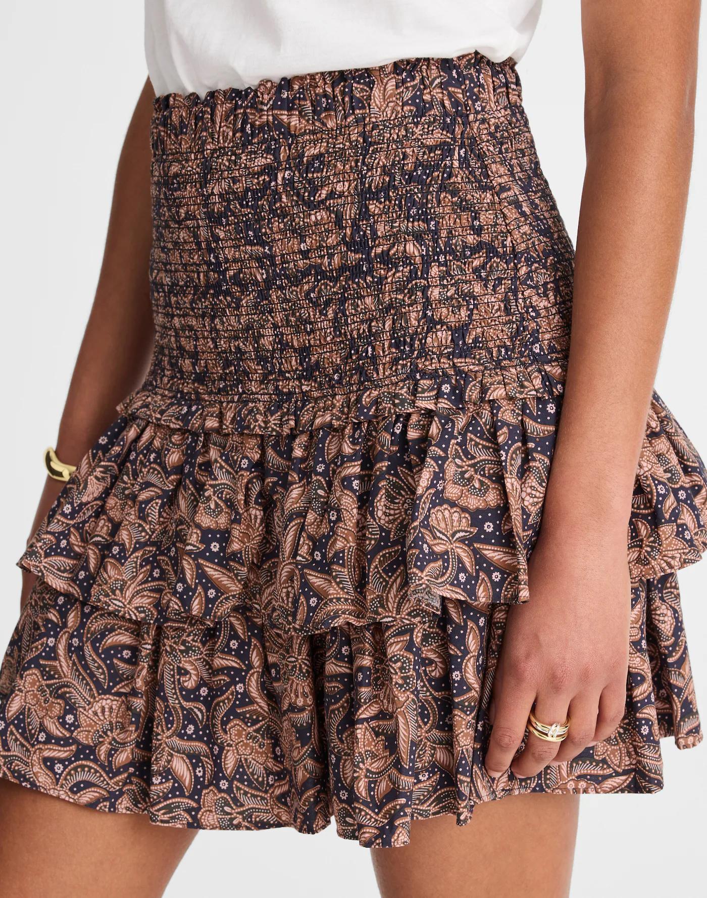 Tiered Mini Skirt Product Image