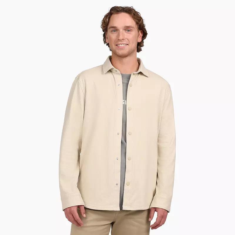 Men's Quiksilver Knit Button Down Shirt, Size: XL, Eclipse Product Image