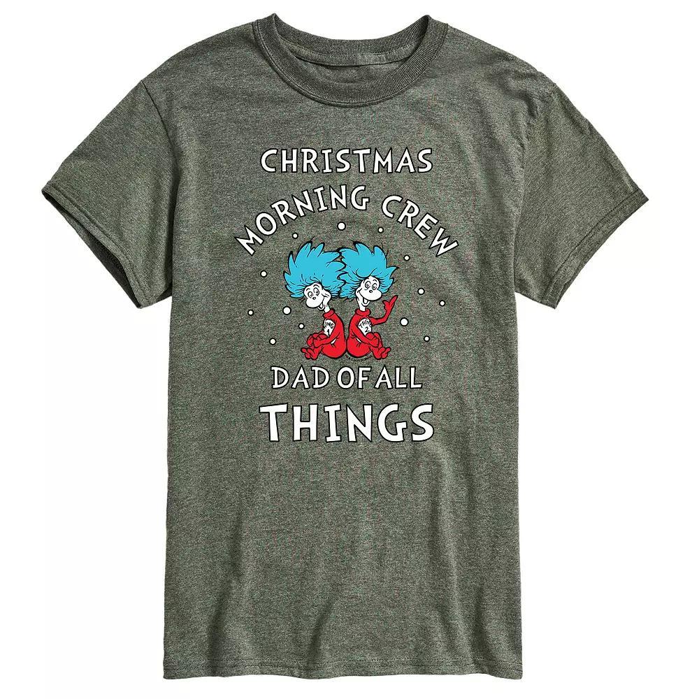 Men's Dr. Seuss Christmas Morning Tee, Size: XL, Gray Product Image