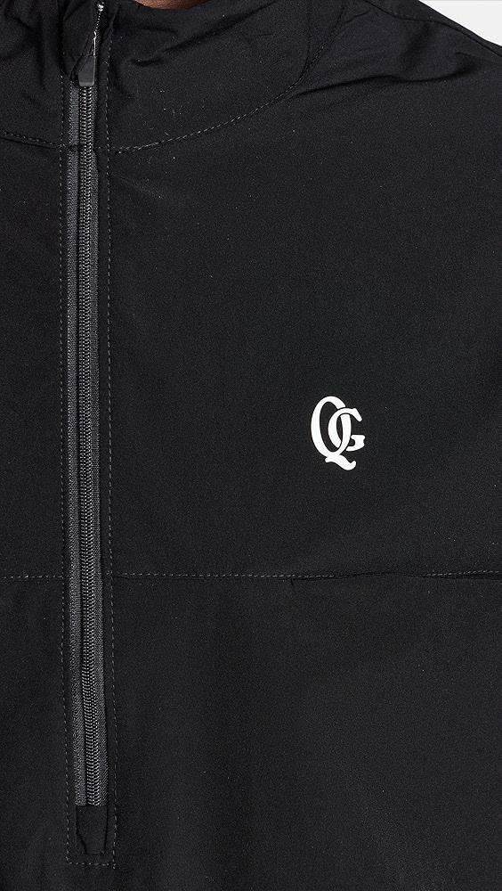 Quiet Golf Monogram Shell Quarter Zip Sweatshirt | Shopbop Product Image