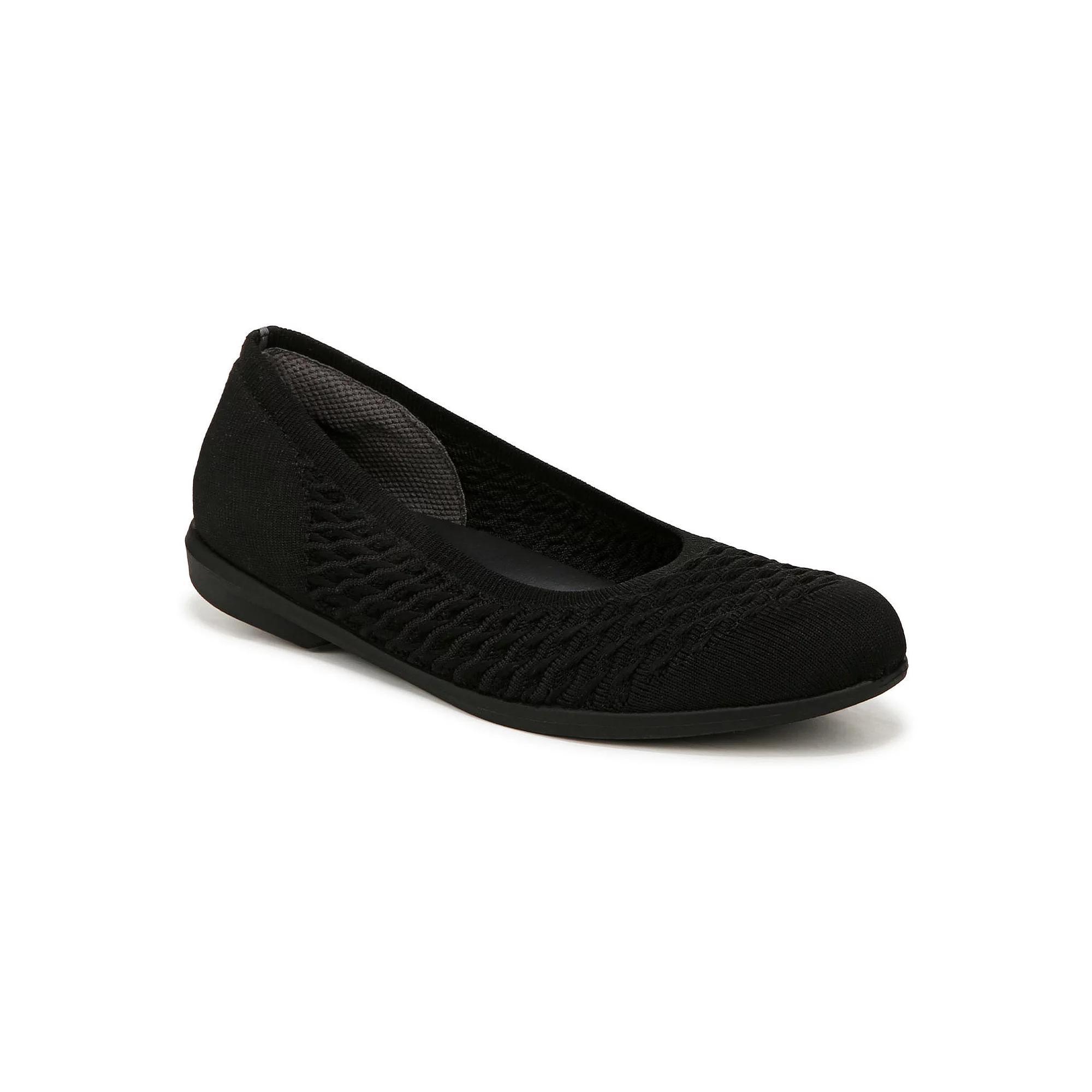 LifeStride Khloe Women's Flats, Size: 9.5 Wide, Black Cable Knit Product Image