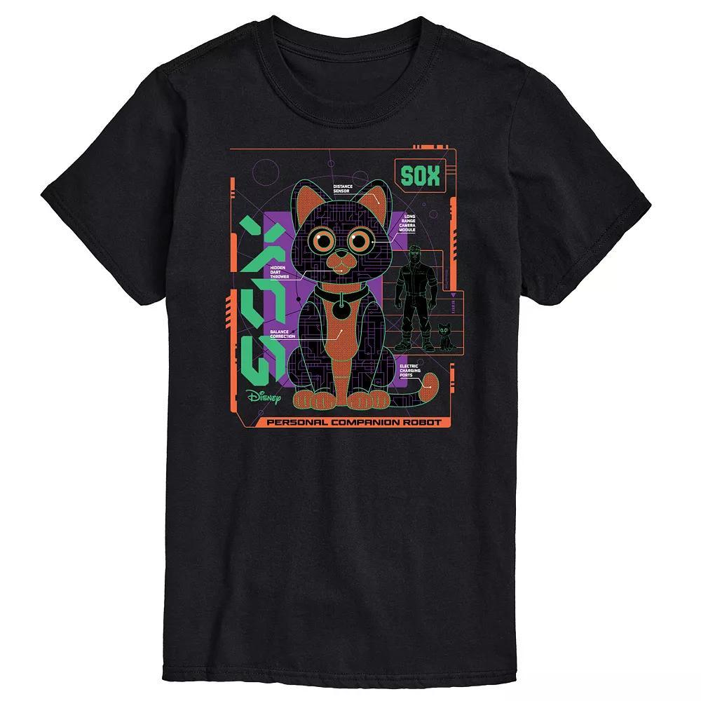 Disney / Pixars Lightyear Sox Mens Graphic Tee Product Image