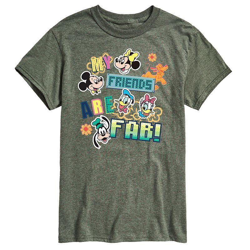 Disneys Mens Friends Are Fab Graphic Tee Product Image