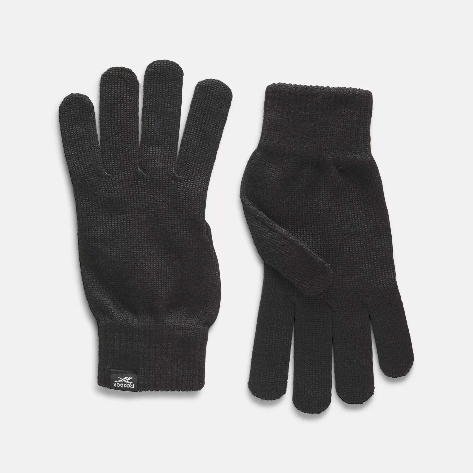 Unisex Knit Glove Unlined in Black Product Image