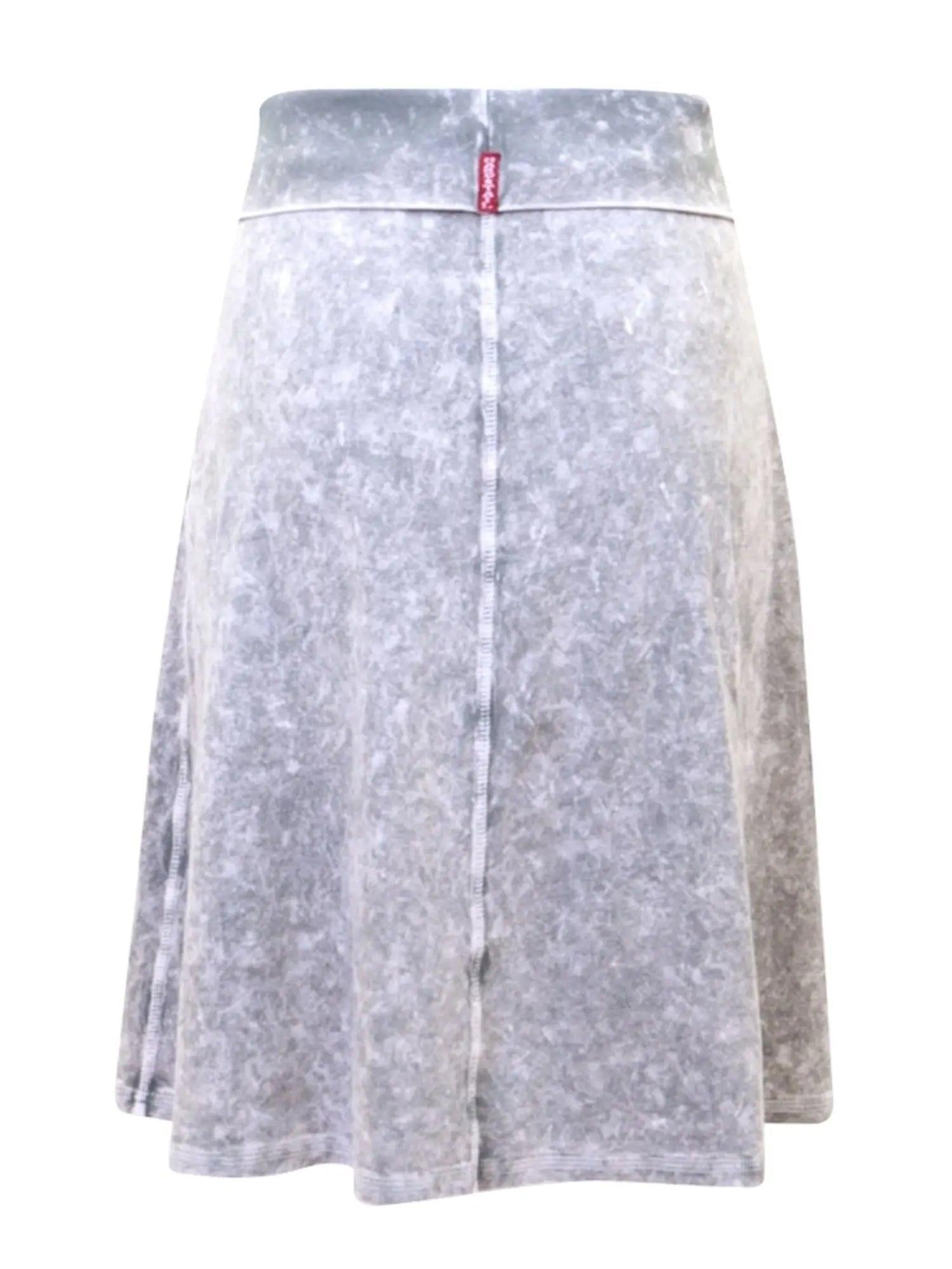 Hard Tail Forever Knee Length A-Line Rolldown Waist Skirt (Style B-126) Product Image