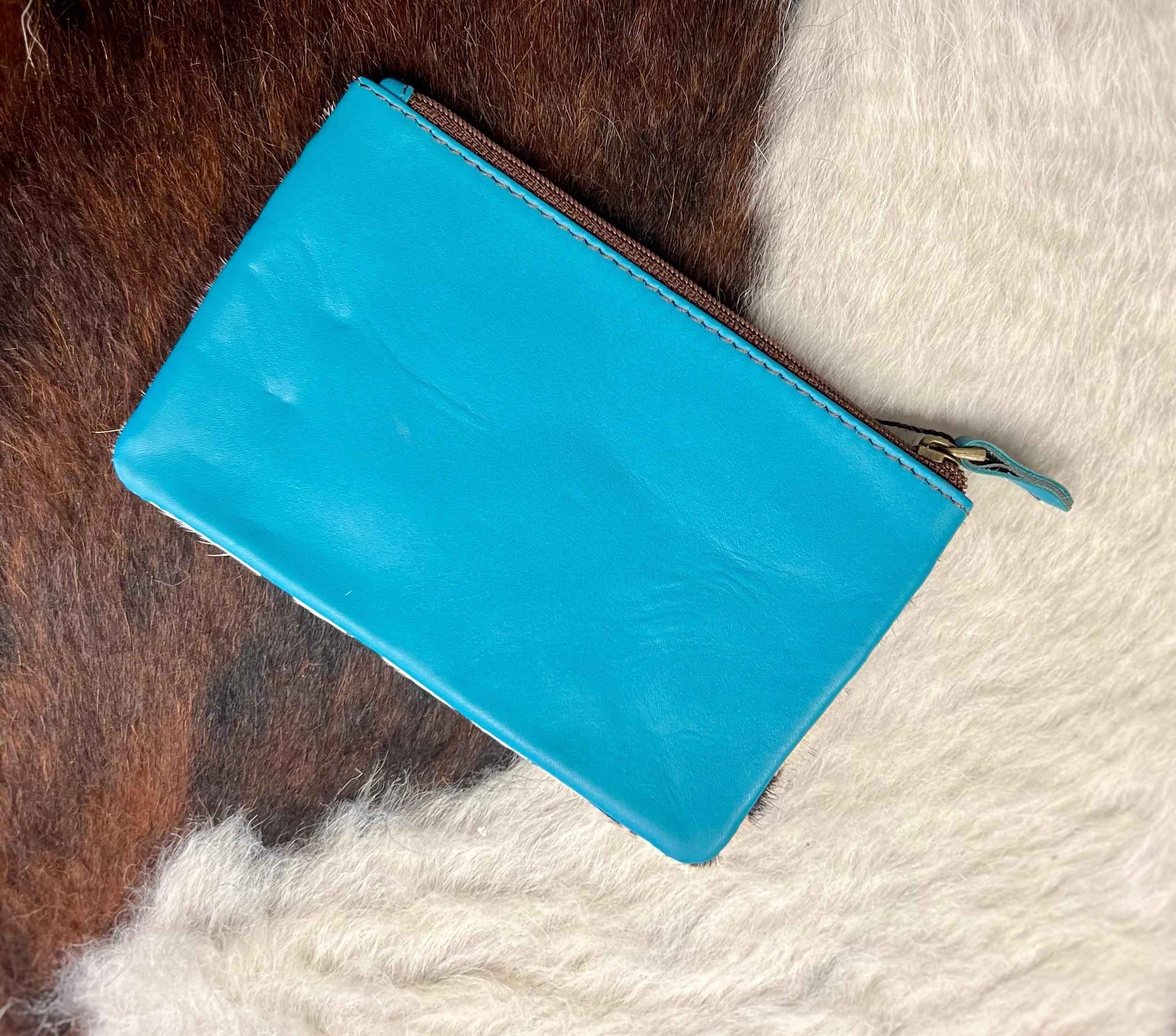 Vance Triple Zip Leather Coin Pouch -3 colors Product Image