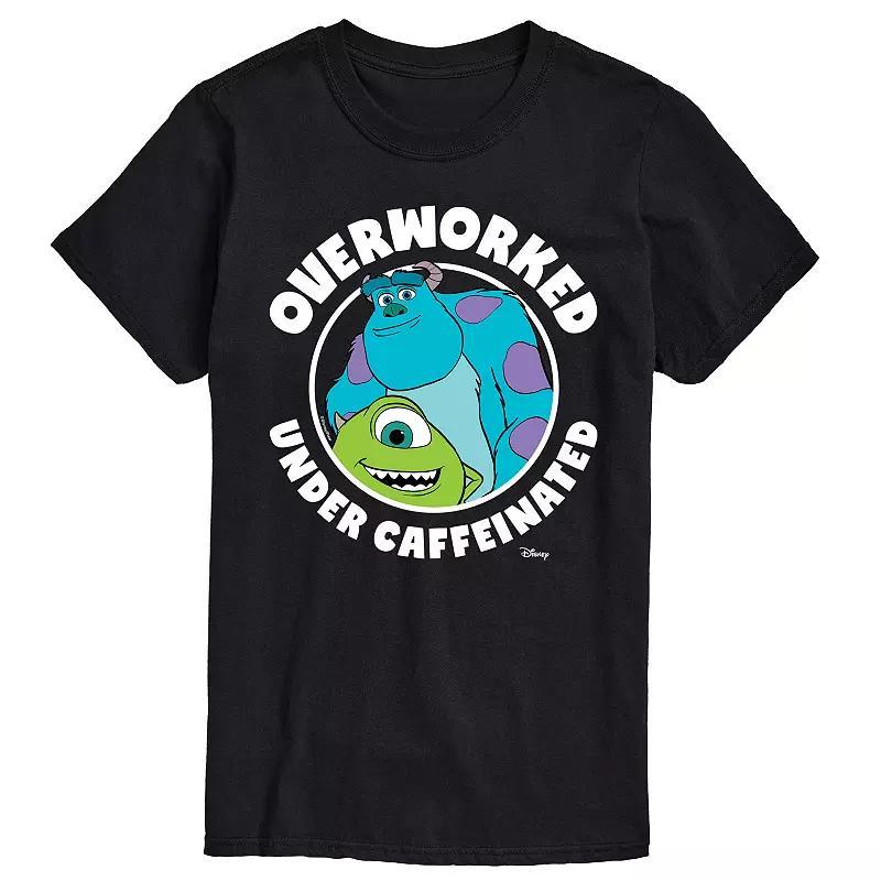 Disney / Pixars Monsters At Work Mens Overworked Graphic Tee Product Image