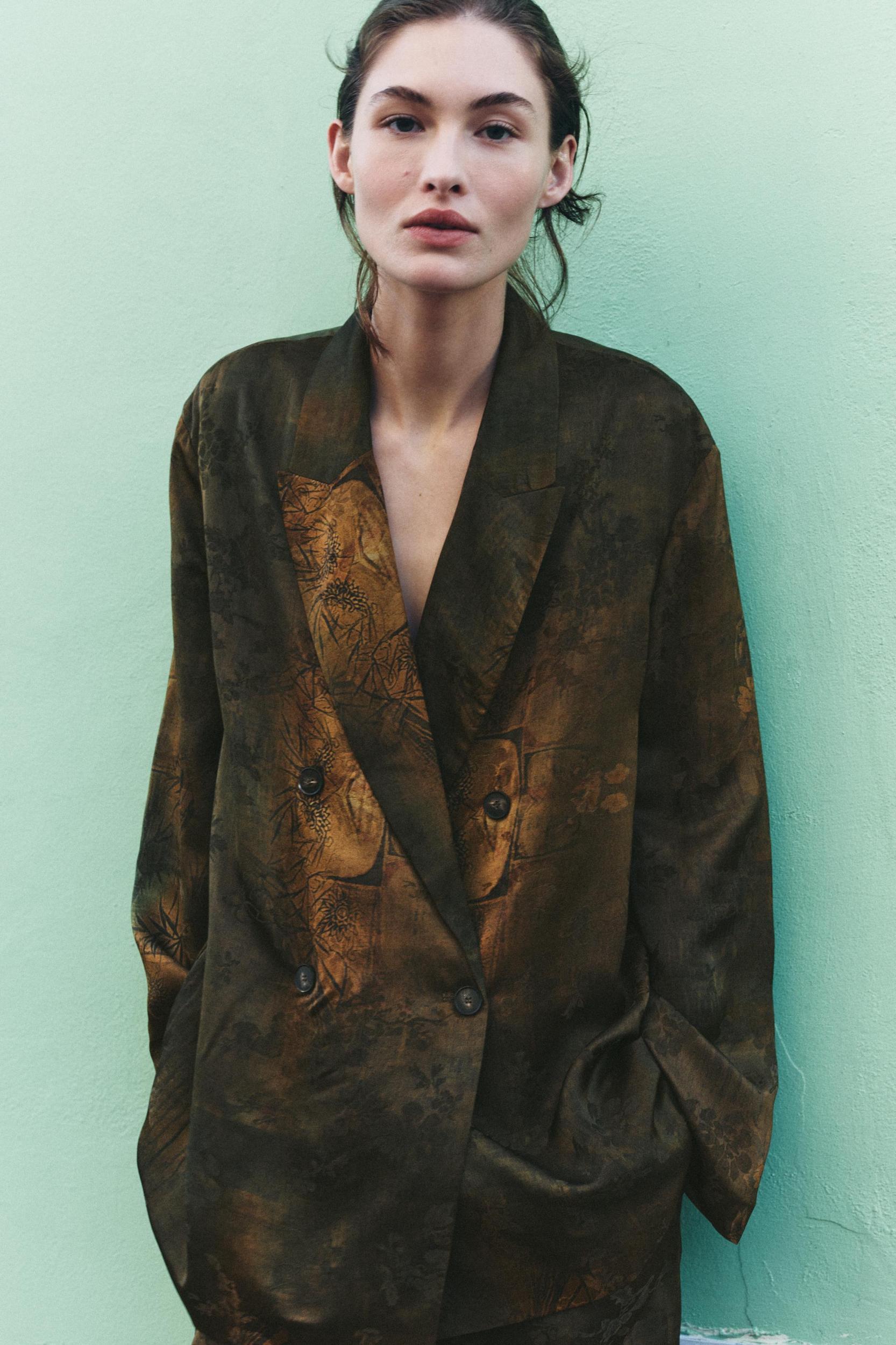 ZW COLLECTION JACQUARD BLAZER Product Image