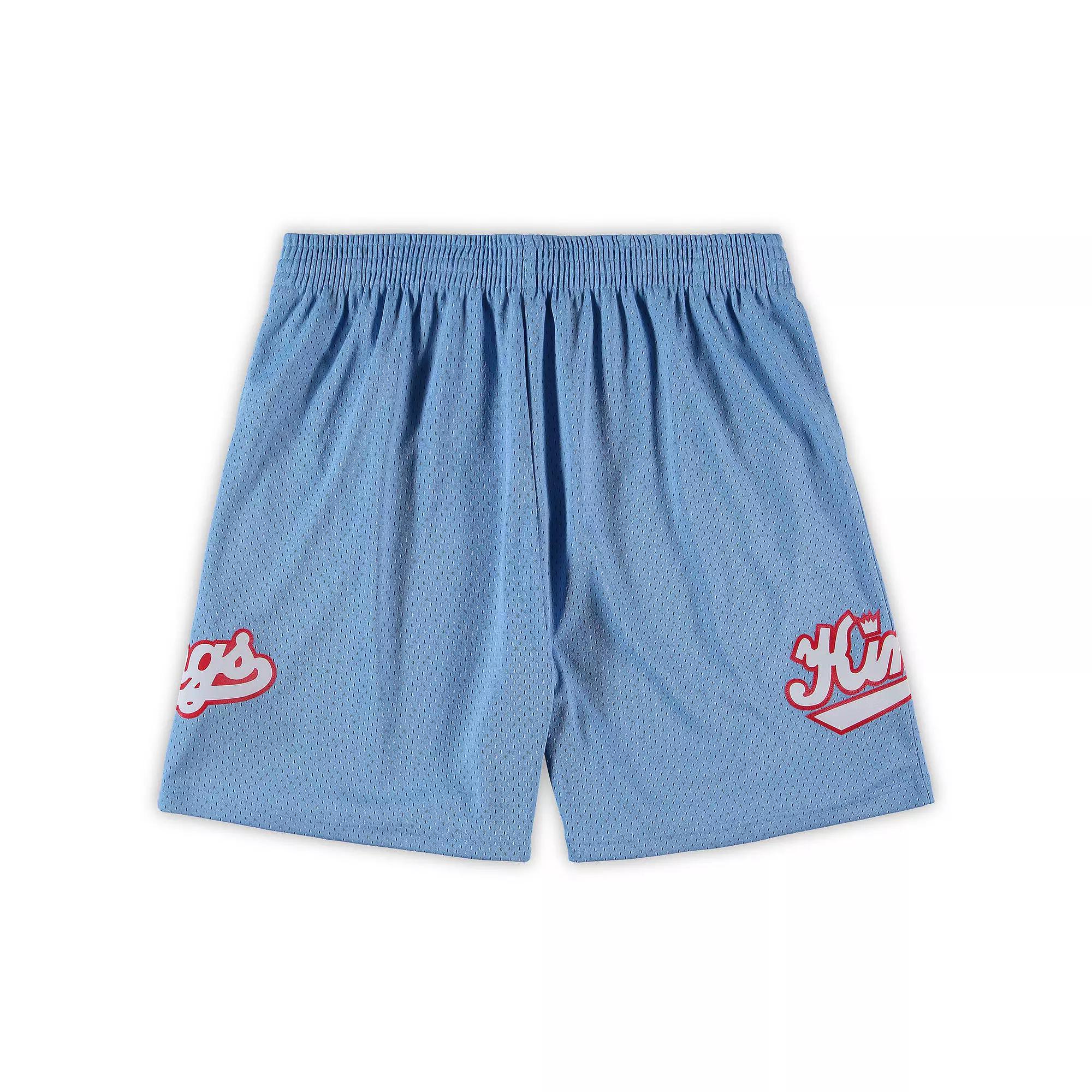 Men's Mitchell & Ness Light Blue Sacramento Kings Big & Tall Hardwood Classics Team Swingman Shorts, Size: XLT, Kng Light Product Image