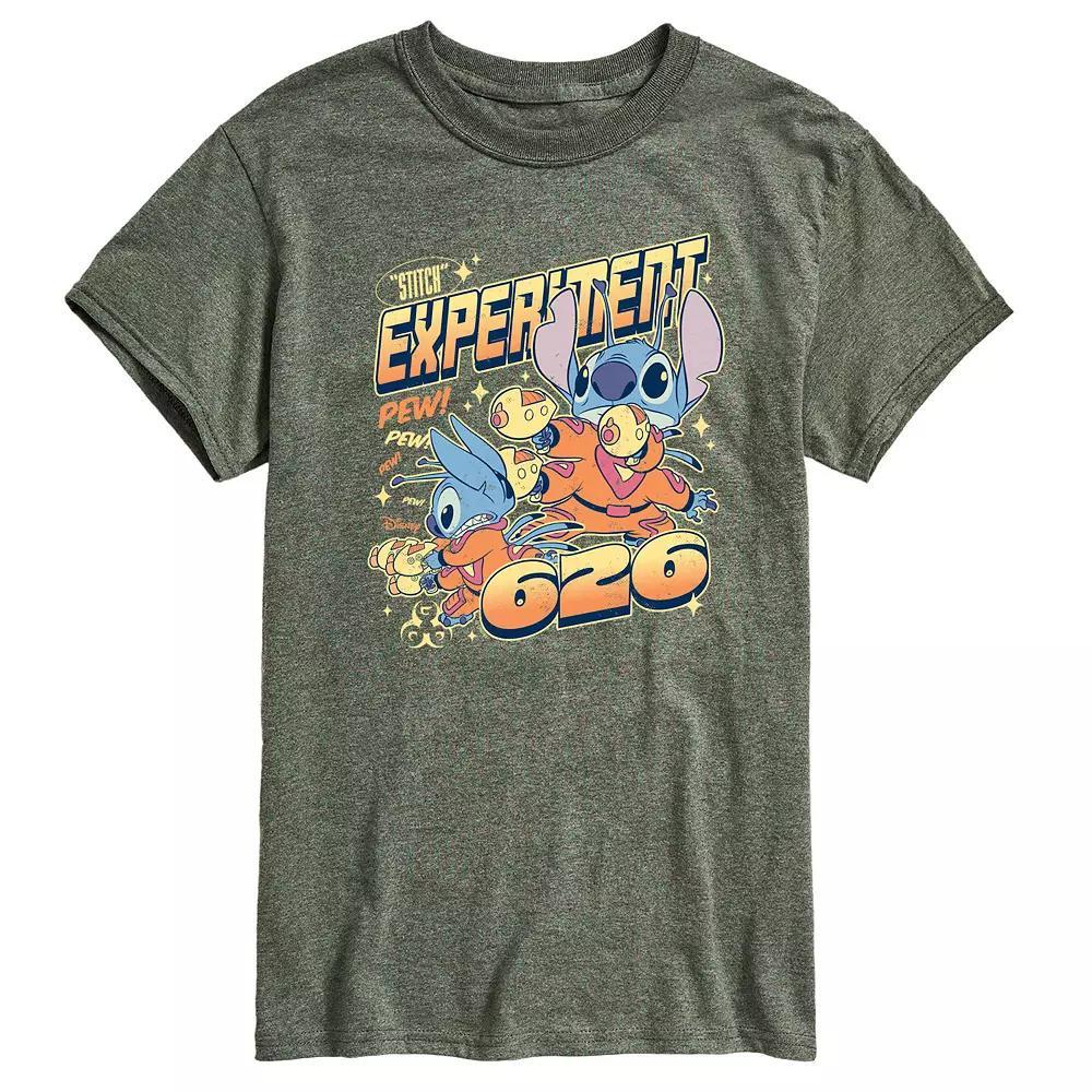 Disney's Lilo & Stitch Men's Experiment 626 Graphic Tee, Size: XL, Grey Gray Product Image