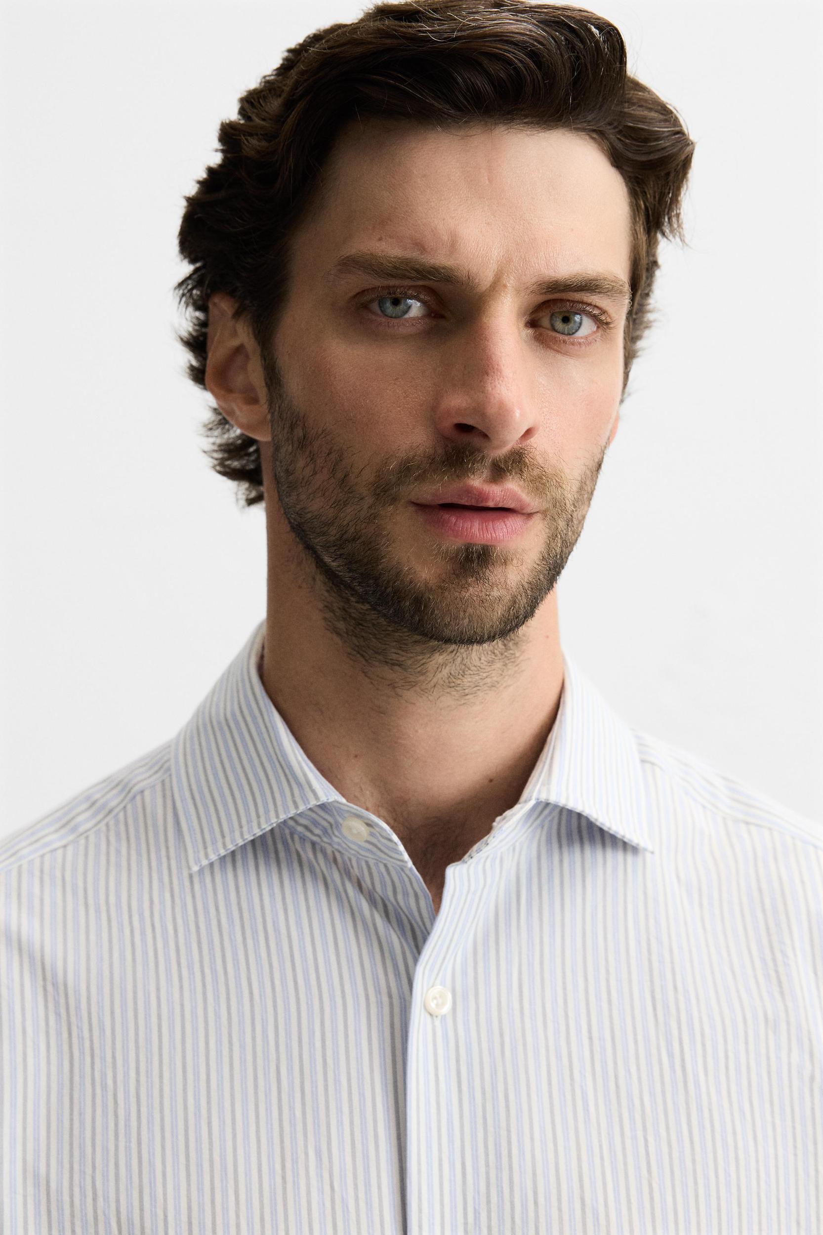 STRIPED TWILL SHIRT Product Image