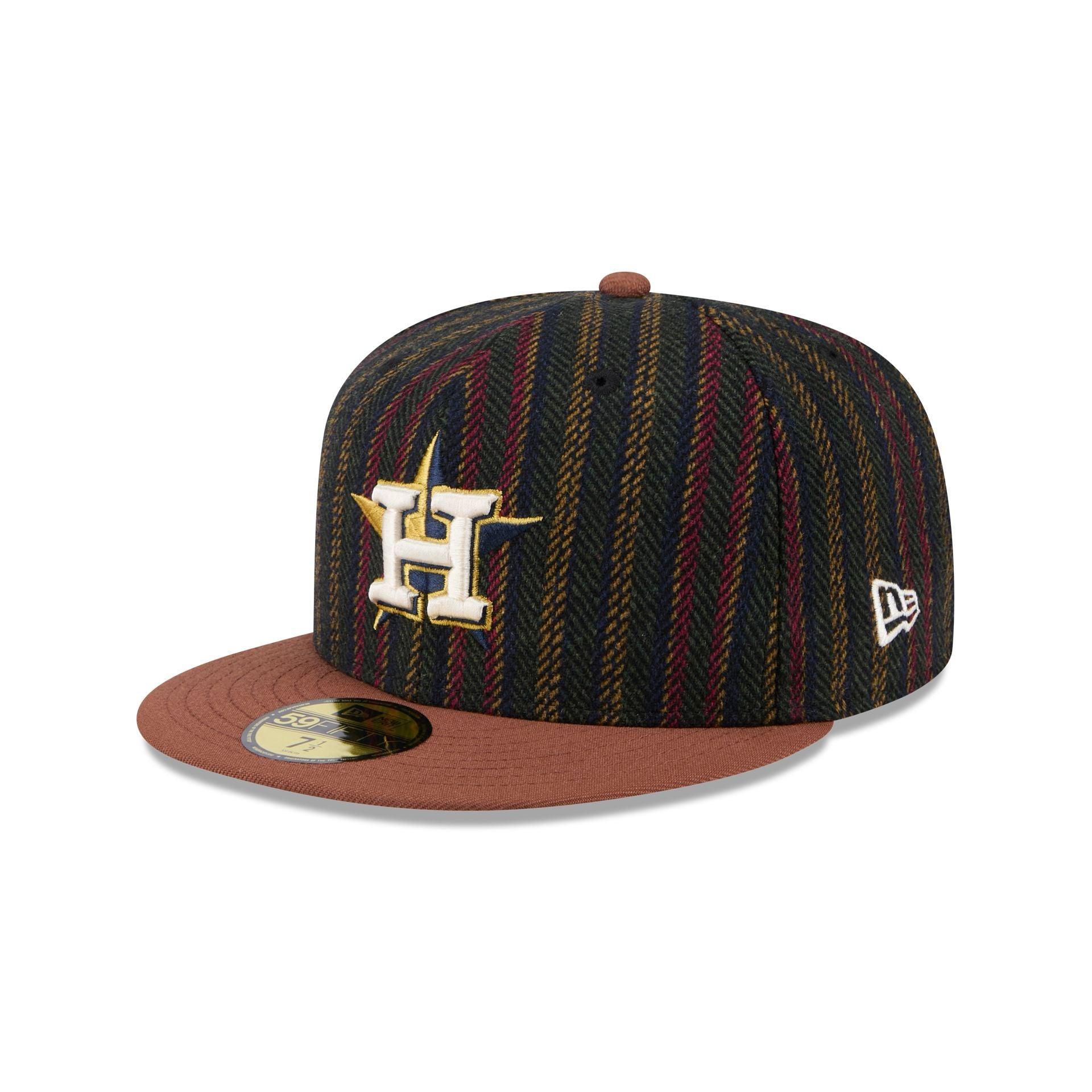 Houston Astros Vintage Herringbone 59FIFTY Fitted Hat Male Product Image