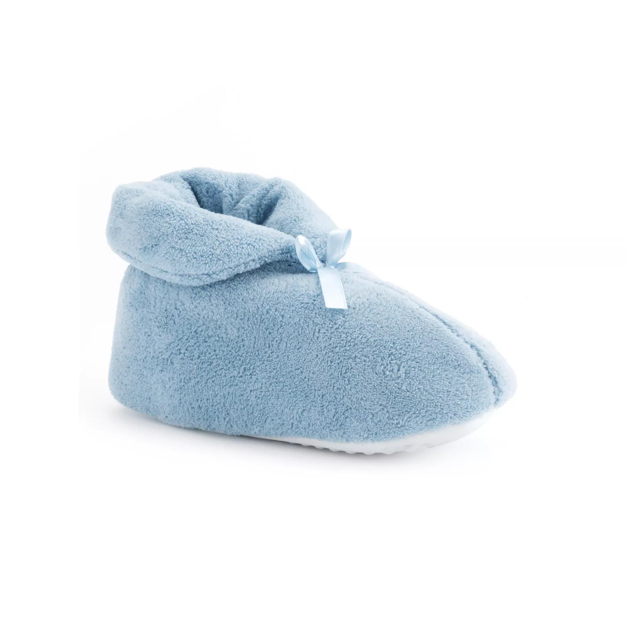 MUK LUKS Women's Bootie Slippers, Size: Small, Black Product Image