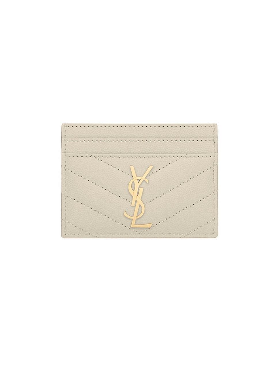 Saint Laurent Cassandre Matelasse Card Case Product Image