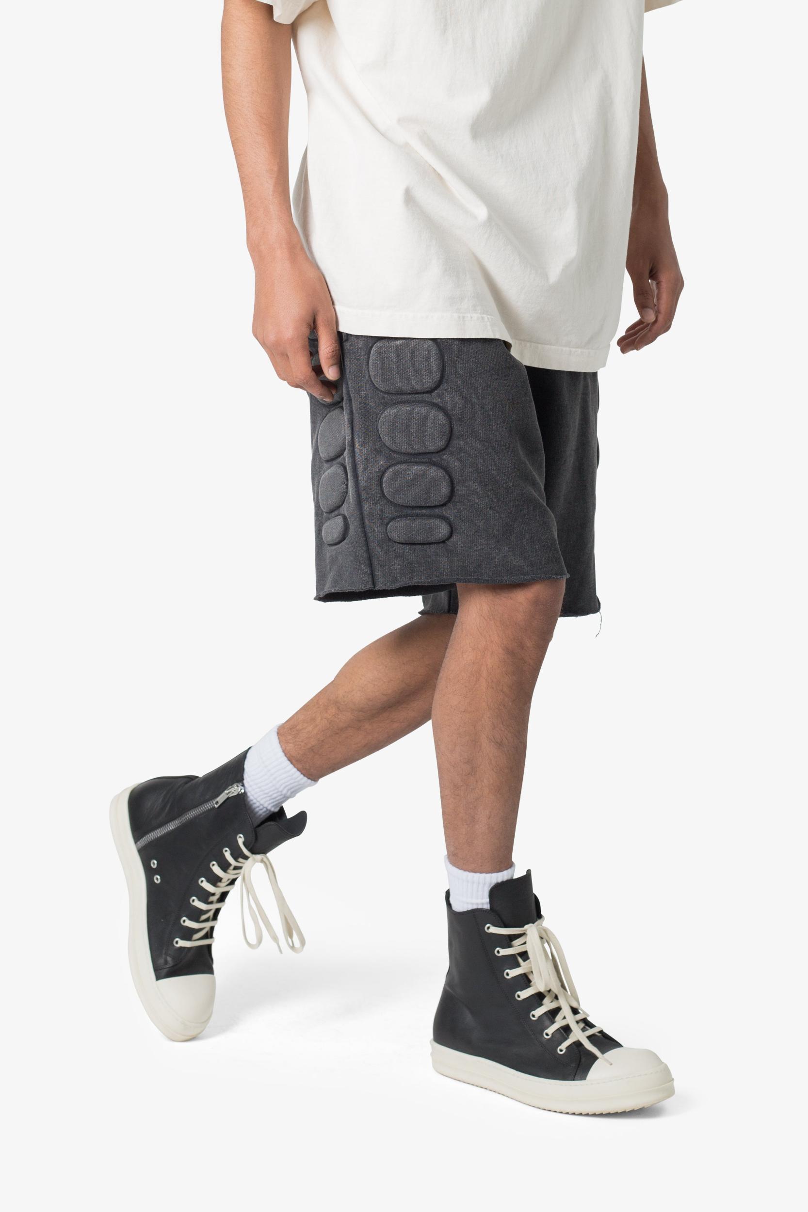Moto Padded Sweatshorts - Black Product Image